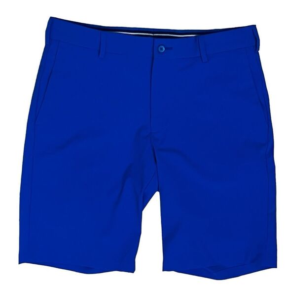 Ibkul Golf Men's Shorts UPF 50+ Royal Blue Flat Front Stretchy Pockets 30 NWOT
